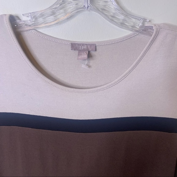 J. JILL Neutral Minimal Capsule Wardrobe Basic Sleeveless Dress - Picture 7 of 15